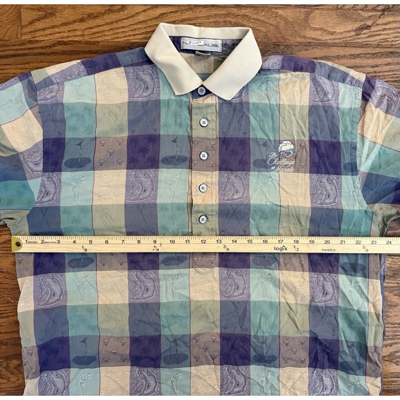 The Challenge at Manele Bobby Jones Polo Shirt Mens L Golf Short Sleeve Colorful - Picture 5 of 9